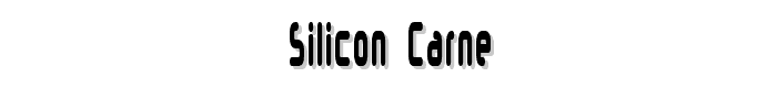 Silicon Carne font